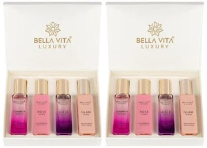 Bella Vita Luxury Women Eau De Parfum Spray Gift Set 4X20 Ml Long Lasting Scent - Picture 1 of 6