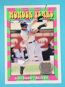 1999 Upper Deck Wonder Years Frank Thomas Chicago White Sox #WY26 ⚾ - Picture 1 of 4