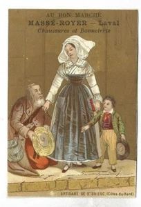 Artisane de St Brieuc Bettler Bretagne - - Chromo Massé-Royer - Handelskarte - Bild 1 von 2