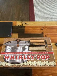 New Sealed Whirley Pop Aluminum 6 Quart Stovetop Popcorn Popper Machine - Picture 1 of 8