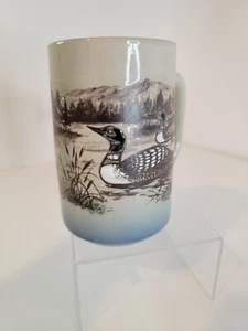 Vintage Otagiri Japan Loons On Lake Gemeiner Loon 5" groß Kaffeebecher Tasse - Bild 1 von 14