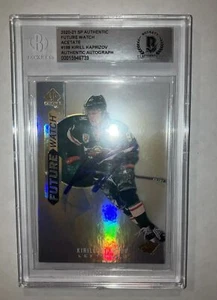 2020-2021 Ud SP Signed Hockey Kirill Kaprizov Future Watch Acetate Beckett - Picture 1 of 3