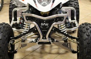 Front Bumper für Suzuki LTZ 400 silber schwarz - Bild 1 von 5
