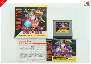 Galactic Pinball Nintendo Virtual Boy Box From Japan - Picture 1 of 3