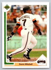 1991  Upper Deck #247 Kevin Mitchell San Francisco Giants