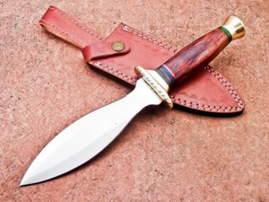 Rare Dagger Boot FIX BLADE Knife CUSTOM HANDMADE FORGED D2 Steel KNIFE - 66 - Picture 1 of 11