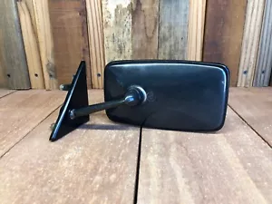 FIAT 131 Mirror Black Drivers Side Left LS Hardware 124 125 126 127 128 500 600 - Picture 1 of 8