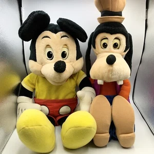 Vintage 1986 DISNEY Worlds of Wonder Talking Mickey Mouse & Goofy No Cord *READ* - Picture 1 of 24