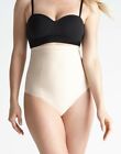 Yummie 187989 Womens Shapewear Firm Shaping High Waist Thong Frappe Size Large