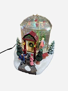 Carole Towne Collection Ed's Tree Conservatory Plays Music Lights Up No Box - Picture 1 of 3