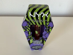 NYX x Beetlejuice Lip Gloss (Pomegranate Clout) NEW 🪲❤️ Limited Edition - Picture 1 of 7