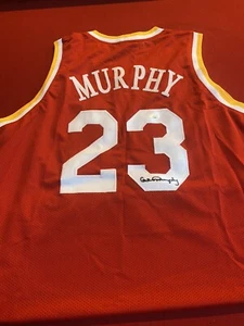 Calvin Murphy Signed Houston Rockets Jersey (JSA COA) All-Rookie First Team 1971 - Picture 1 of 6