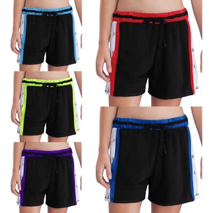 Boys Girls Athletic Shorts Basketball Soccer Pants Lightweight Workout Bottoms - Picture 1 of 46