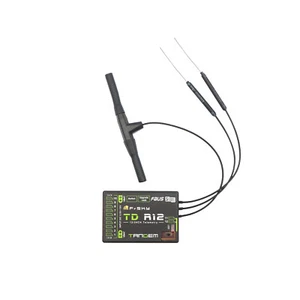 FrSky 2.4GHz&900MHz TD R12 Receiver 12 Channel Ports For radio communications - Picture 1 of 9