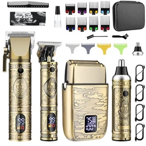 Hair Clippers for Men Professional, Beard Trimmer Kits & Sets, Cordless Mens ... - Picture 1 of 6