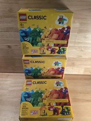 3  NEW BOXES (369 Pcs) of Lego Classic Bricks 1101 Building Toy  Boys And Girls  - Image 1 of 4