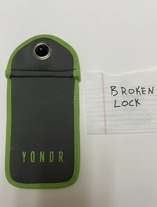*CERRADURA ROTA* Bolsa de seguridad para teléfono Yondr tamaño grande posición gris verde funda L - Imagen 1 de 4