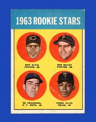 1963 Topps Set-Break #228 Oliva/Kranepool VG-VGEX (crease) *GMCARDS* - Image 1 of 2