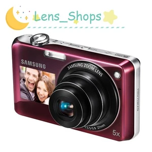 Samsung PL150 Digital Camera 12.4MP Selfie Screen 5x Optical Zoom CCD Sensor Red - Picture 1 of 12
