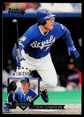 1995 Donruss #520 Bob Hamelin Kansas City Royals - Image 1 of 2