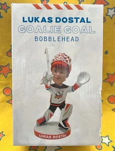 Lukas Dostal Goalie Goal Bobblehead San Diego Gulls AHL Anaheim Ducks NHL Hockey - Imagen 1 de 6
