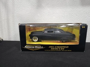 MIB ERTL 1951 CHOPPED MERCURY COUPE AMERICAN MUSCLE 1/18 SCALE DIECAST MODEL CAR - Picture 1 of 4