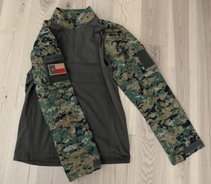 CQR Combat Shirt Tactical Combat 1/4 Zip Long Sleeve Shirt- Men’s 2XL - Picture 1 of 13