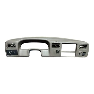 99-04 Ford Super Duty Dash Bezel F250 F350 Tan *blem* With Light Switch - Bild 1 von 8