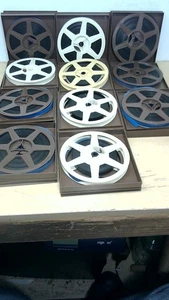 Konvolut 11-Vintage 1970/80er Heimfilme 8mm 5" Rollen ungesehen Reise/Familie/Weihnachten - Bild 1 von 14