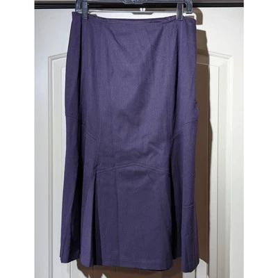 Talbot's фиолетовый шерсти эластичной полностью с подкладкой панели Расклешенный юбка женщин плюс размер 12 Вт - Изображение 1 из 4