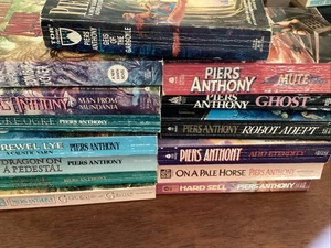 Lot 14 PIERS ANTHONY pb Xanth, Robot Adept, Mute, Ghost, And Eternity - Picture 1 of 1