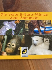 5 Euro 2002 Österreich Silbermünze, Blister, Tiergarten Schönbrunn, Elefant - Bild 1 von 4