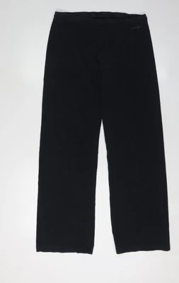 Reebok Women's Black Straight Gym Trousers, Size L - Image 1 of 4