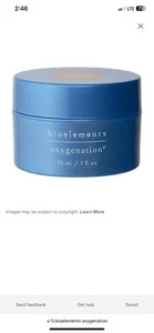 Bioelements Oxygenation 1oz Revitalizing Facial Cream NEW without box - Picture 1 of 8