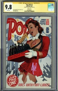 POP KILL #3 CGC 9.8 SS SIGNED ADAM HUGHES VARIANT COVER  EDITION POP 13 RARE - Picture 1 of 4