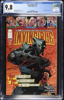 Invincible #111 CGC 9.8 2014 Image Comics Robert Kirkman Ryan Ottley - Image 1 of 3