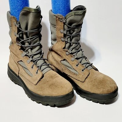 Belleville GORE-TEX Vibram 16-D-1023 Military USA Combat Boots 6.5 RF Wms Suede - Image 1 of 4