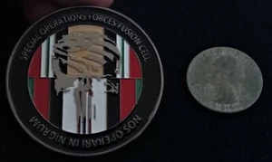 Special Operation Fusion Cell OEF OIF NSA CIA FBI SEAL Blackwater Challenge Coin - Bild 1 von 4