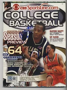 2006 CBS SPORTS MAGAZINE AUTOGRAFO FIRMATO AUTO CURTIS SUMPTER ERIC DEVENDORF BAS - Foto 1 di 2