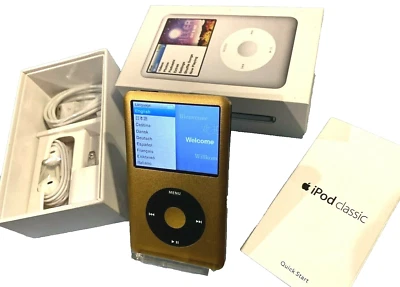 Apple iPod classic 7th Generation Gold Black (256GB) Excellent Grade A condition - Image 1 of 4