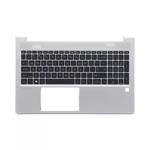 New For HP PROBOOK 450 G8 455 G8 Palmrest Backlit Keyboard M21742-001 Silver US - Picture 1 of 5