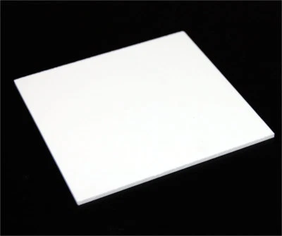 1/8" (3mm) Solid White Acrylic Plexiglass Sheet Thick 12"x12" White Board - Image 1 of 2