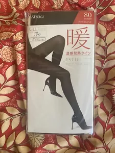 atsugi japanese women tights stocking size L-LL 80 Denier made in japan - Picture 1 of 3