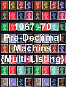 1967-70 SG723-44 Machin Definitives Pre-Decimal Multi-Listing Unmounted Mint MNH - Picture 1 of 43