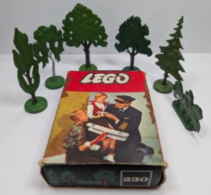 Lego 230-2 flache Bäume und Büsche - Vintage 1958 Set - Bild 1 von 11