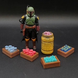 CUSTOM MARKET CRATE LOT for 3.75" 1:18 STAR WARS GI JOE FIGURE DISPLAY DIORAMA - Picture 1 of 1