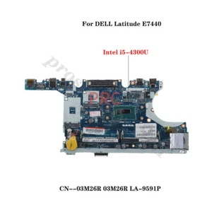 LA-9591P CN-03M26R 03M26R do płyty głównej DELL E7440 z procesorem I5-4300U test dobry - Zdjęcie 1 z 7