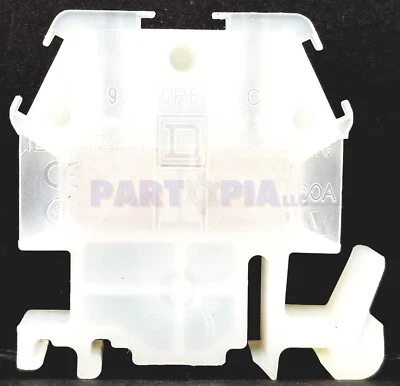 Square D 9080 GR6 / 9080GR6 Ser C Terminal, White, Box Lug Connector - Image 1 of 4