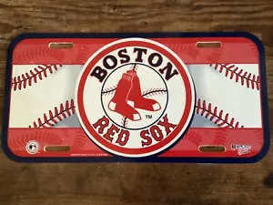 Boston Red Sox MLB Genuino Wincraft Deportes Vintage Plato de tocador de plástico usado - Imagen 1 de 7