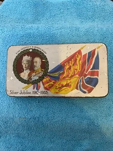 King George V 1910-1935 Silver Jubilee J S Fry Sons Vintage Sweet Tin - Picture 1 of 8